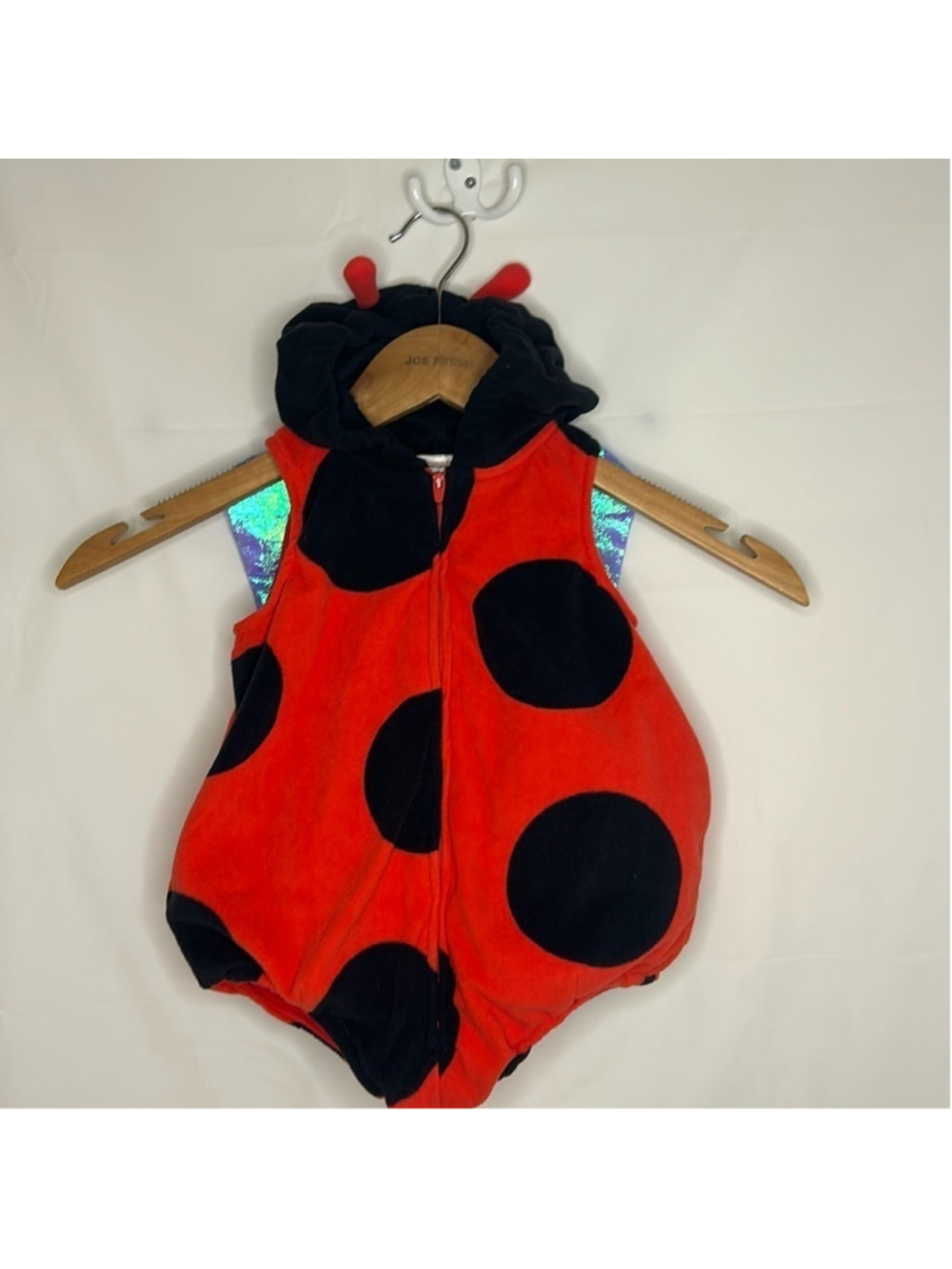 Carter’s Ladybug Halloween Costume 6-9M Baby Infant Plush Wings Hood Cute
